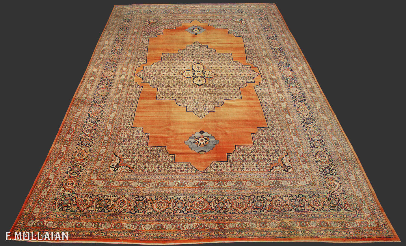 Teppich Persischer Antiker Tabriz Hadji djalili n°:49466683